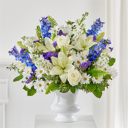 Expressions of Hope Urn Arrangement –  Balloon Creations By Maria And Flower, Wilmington DE
