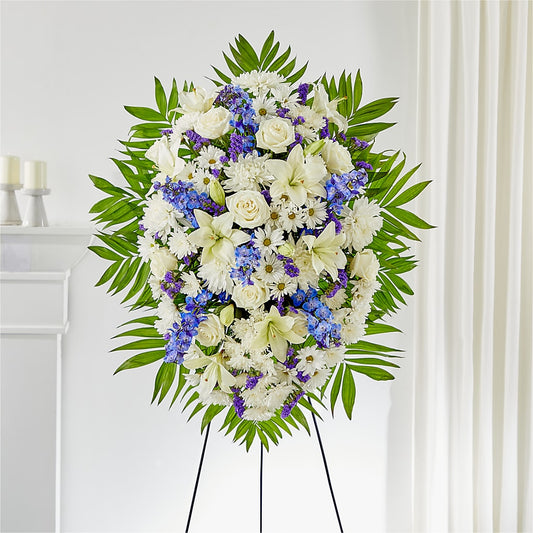 At Rest Standing Spray –  Balloon Creations By Maria And Flower, Wilmington DE