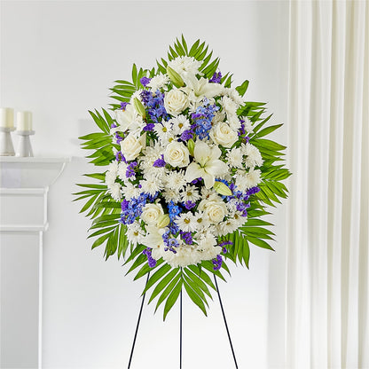 At Rest Standing Spray –  Balloon Creations By Maria And Flower, Wilmington DE