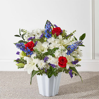 Consoled Floor Basket –  Balloon Creations By Maria And Flower, Wilmington DE