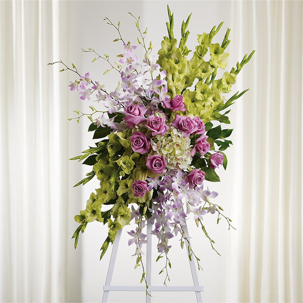 Lasting Legacy Standing Spray –  Balloon Creations By Maria And Flower, Wilmington DE