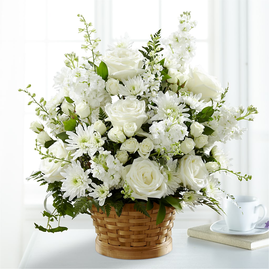 Heartfelt Condolences Arrangement –  Balloon Creations By Maria And Flower, Wilmington DE