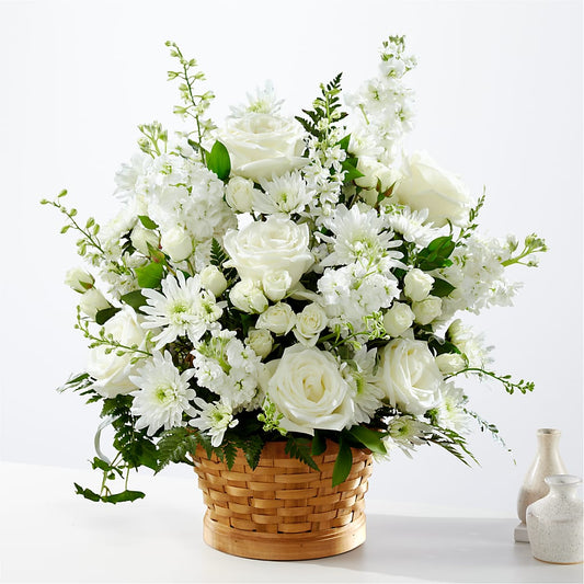 Heartfelt Condolences Arrangement –  Balloon Creations By Maria And Flower, Wilmington DE