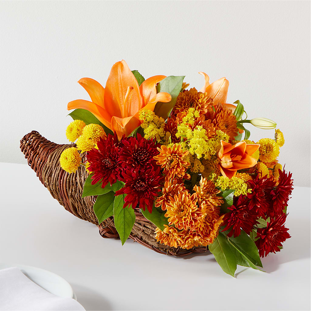 Bouquet of Blessings Cornucopia –  Balloon Creations By Maria And Flower, Wilmington DE