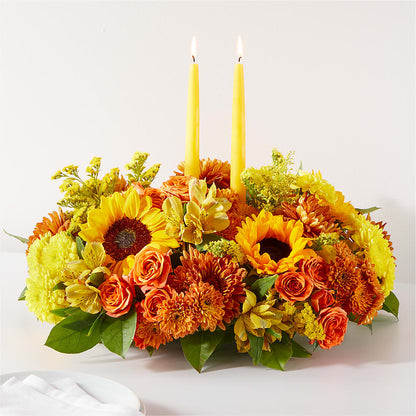 Autumn Harmony Centerpiece –  Balloon Creations By Maria And Flower, Wilmington DE