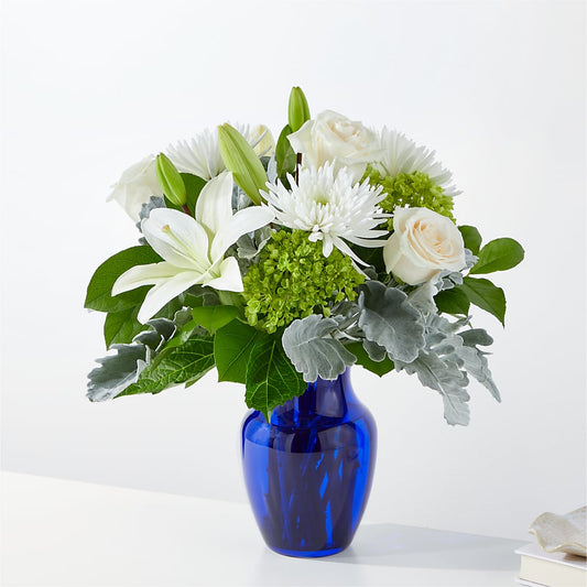 Snowy Dreams Bouquet –  Balloon Creations By Maria And Flower, Wilmington DE