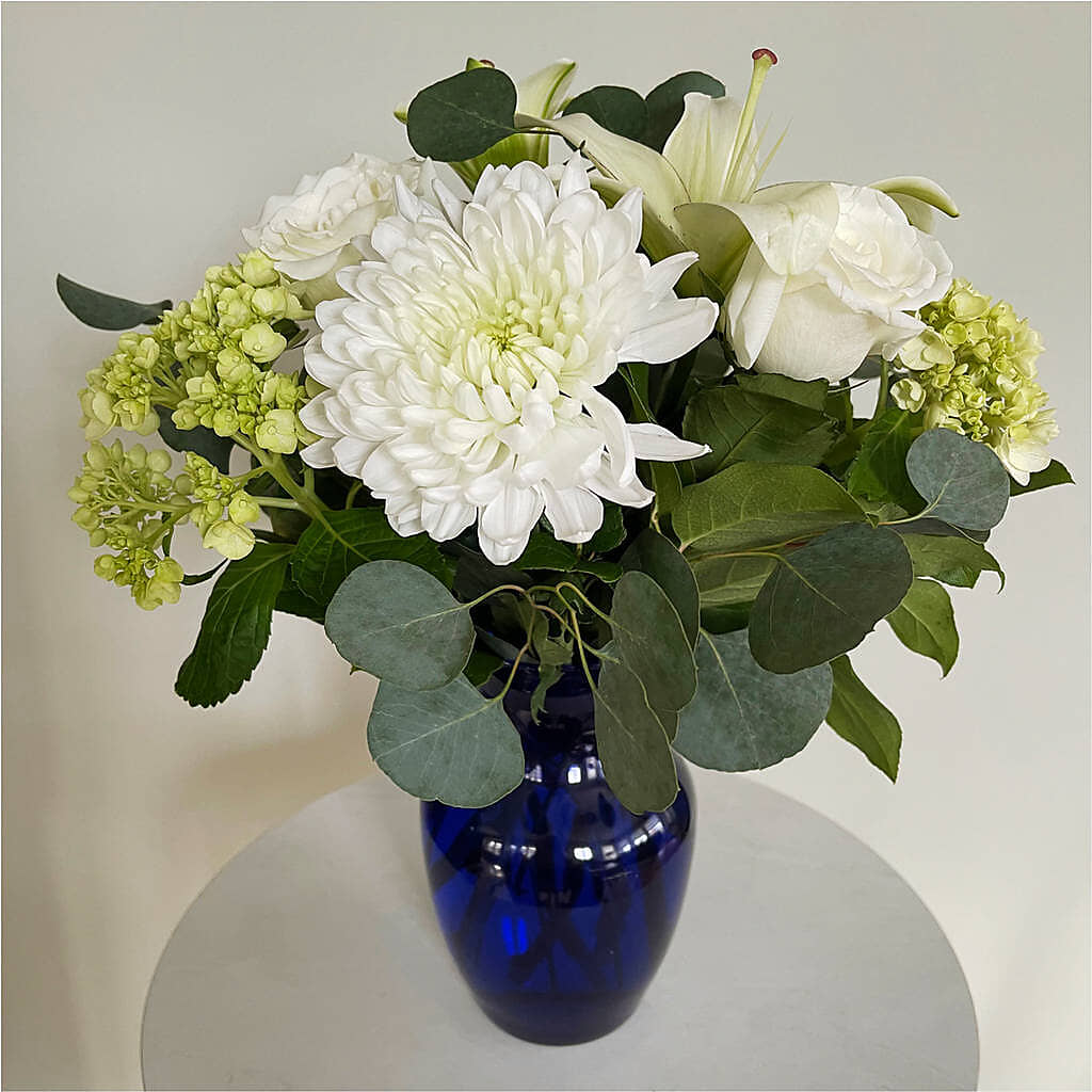 Snowy Dreams Bouquet –  Balloon Creations By Maria And Flower, Wilmington DE
