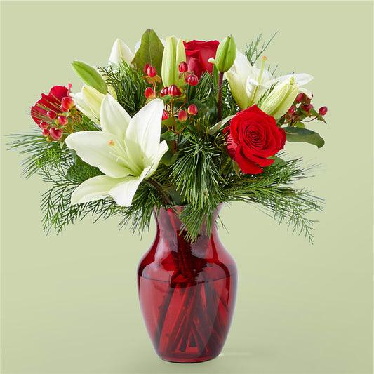 Evergreen Delight Bouquet –  Balloon Creations By Maria And Flower, Wilmington DE