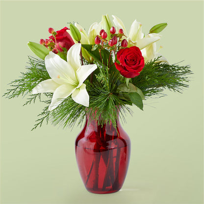 Evergreen Delight Bouquet –  Balloon Creations By Maria And Flower, Wilmington DE