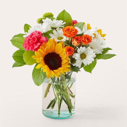 Sun-drenched Blooms Bouquet –  Balloon Creations By Maria And Flower, Wilmington DE