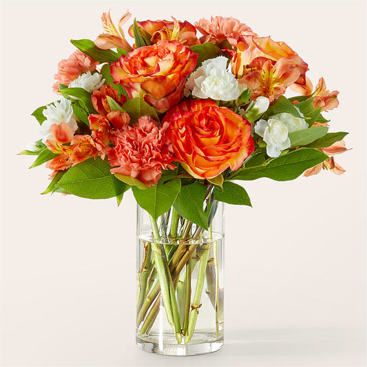 Apricot Glow Bouquet –  Balloon Creations By Maria And Flower, Wilmington DE