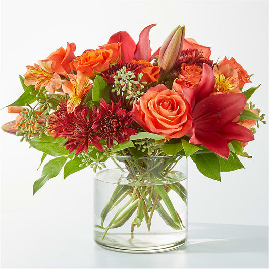 Crimson Leaves Bouquet –  Balloon Creations By Maria And Flower, Wilmington DE