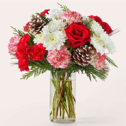 Candy Cane Lane Bouquet –  Balloon Creations By Maria And Flower, Wilmington DE