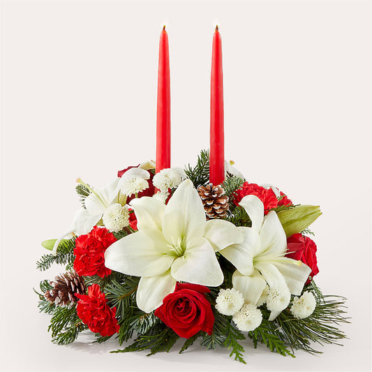 Seasonal Festivities Centerpiece –  Balloon Creations By Maria And Flower, Wilmington DE