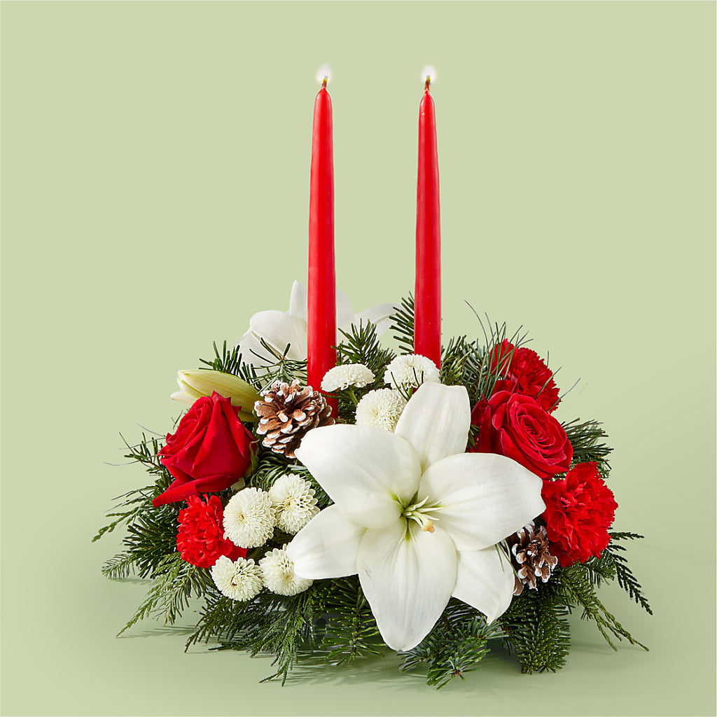 Seasonal Festivities Centerpiece –  Balloon Creations By Maria And Flower, Wilmington DE