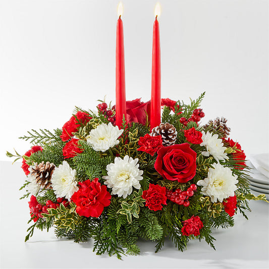 Holiday Soiree Centerpiece –  Balloon Creations By Maria And Flower, Wilmington DE