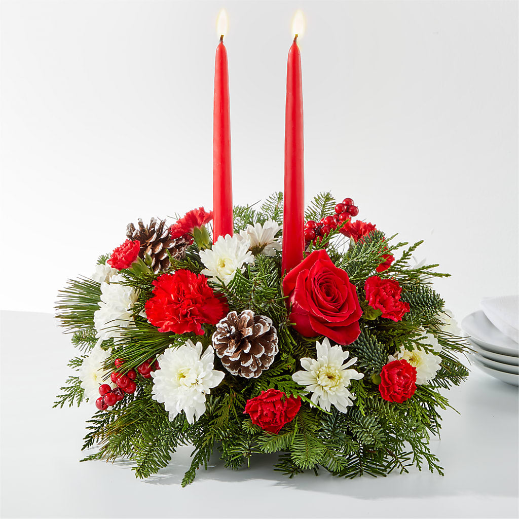 Holiday Soiree Centerpiece –  Balloon Creations By Maria And Flower, Wilmington DE