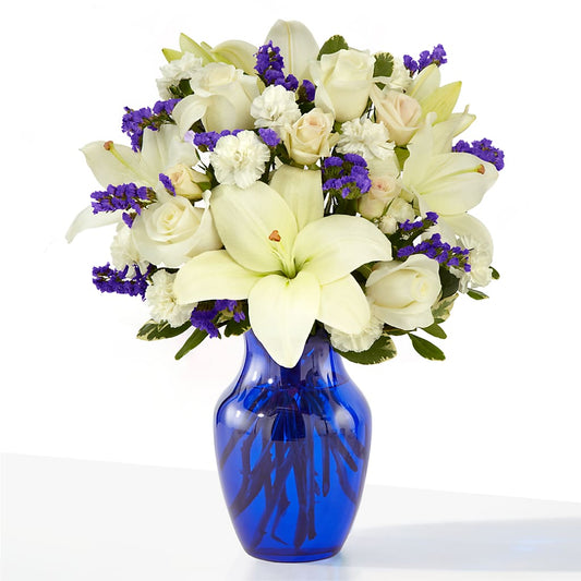 Sapphire Rush Bouquet –  Balloon Creations By Maria And Flower, Wilmington DE