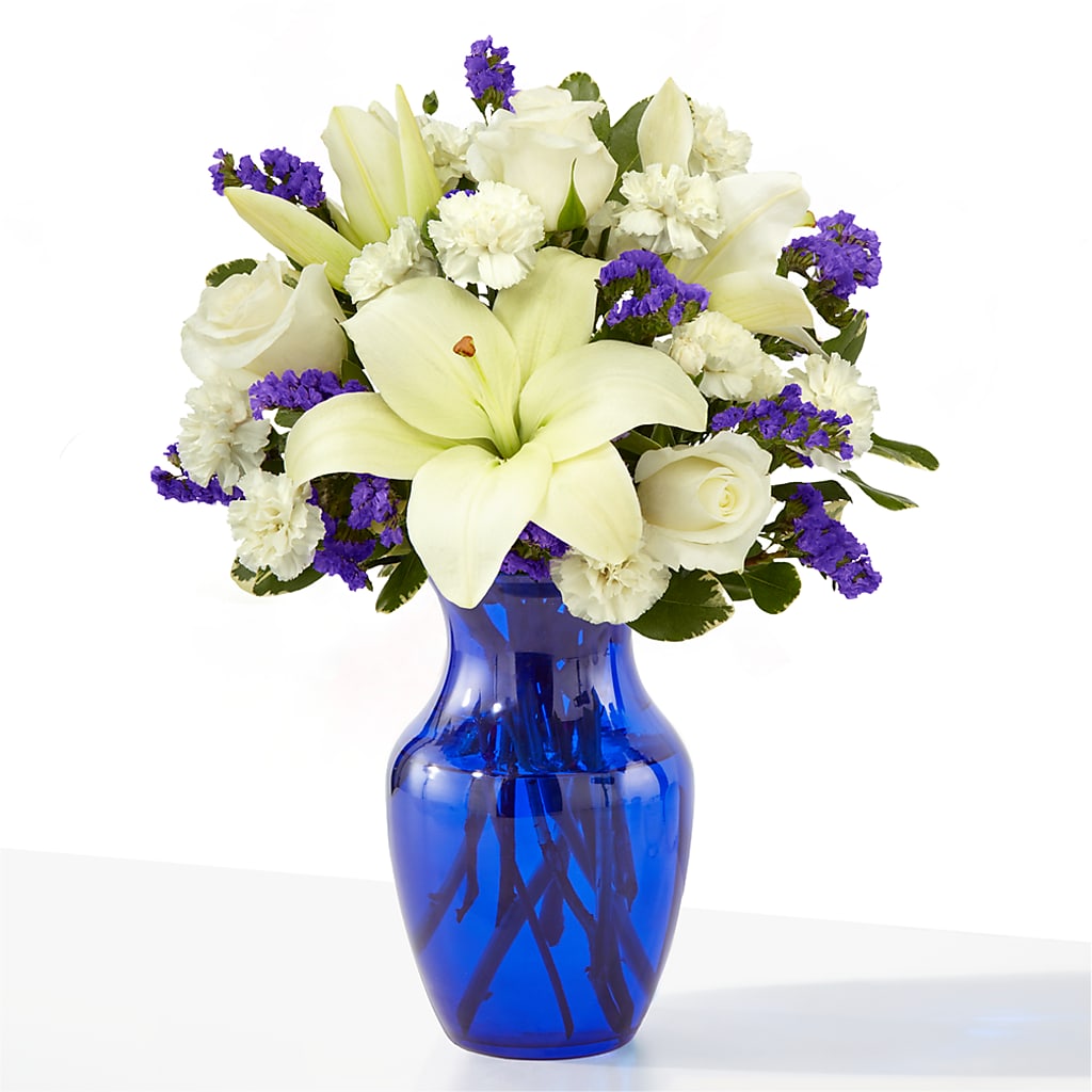 Sapphire Rush Bouquet –  Balloon Creations By Maria And Flower, Wilmington DE