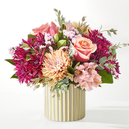 Berry Cobbler Bouquet with Ivory Vase –  Balloon Creations By Maria And Flower, Wilmington DE