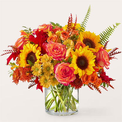Fall Campfire Bouquet –  Balloon Creations By Maria And Flower, Wilmington DE