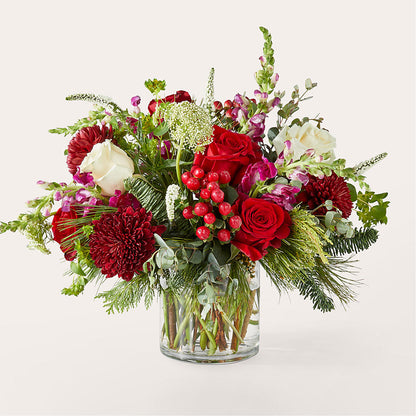Cranberry Fizz Bouquet –  Balloon Creations By Maria And Flower, Wilmington DE