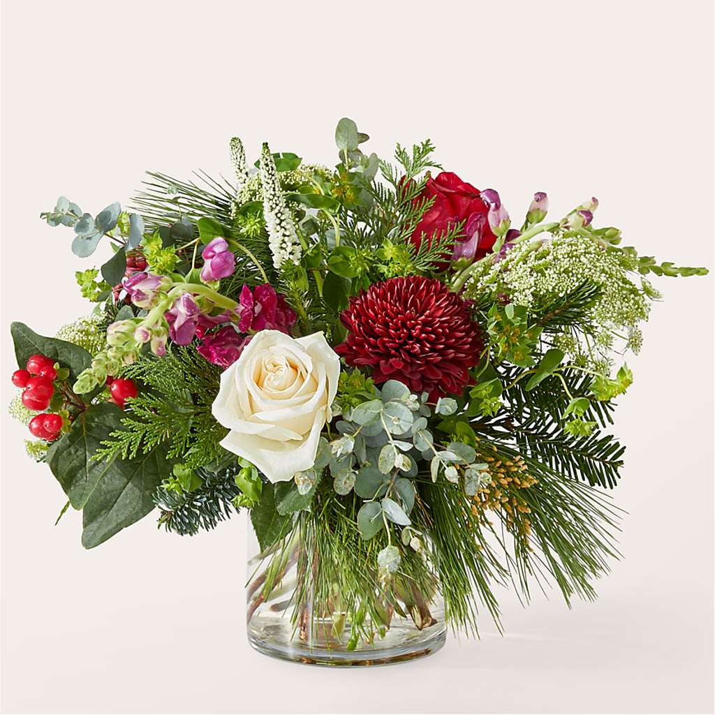 Cranberry Fizz Bouquet –  Balloon Creations By Maria And Flower, Wilmington DE