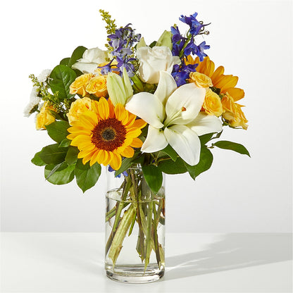 Wonderfully Sunny Bouquet –  Balloon Creations By Maria And Flower, Wilmington DE