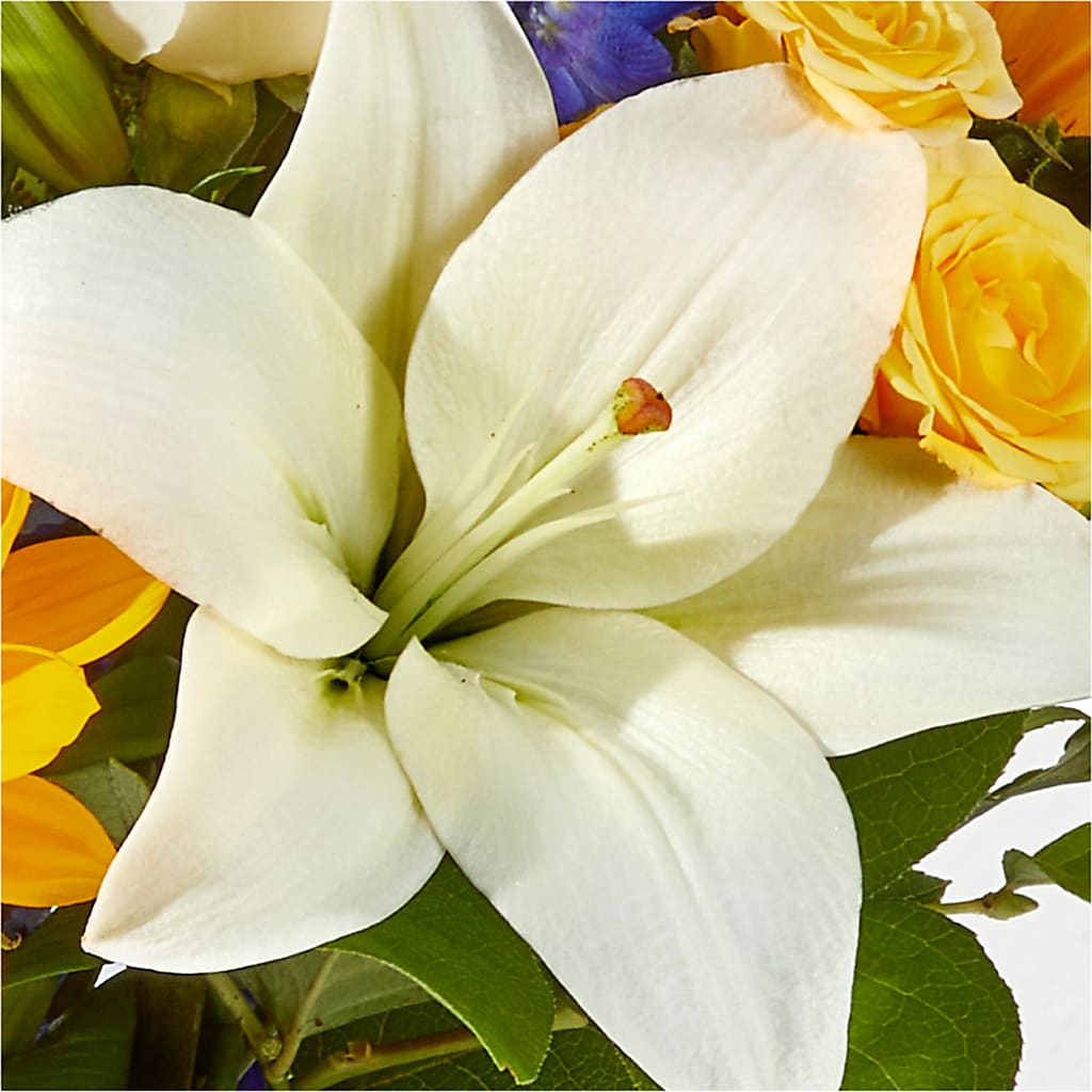 Wonderfully Sunny Bouquet –  Balloon Creations By Maria And Flower, Wilmington DE