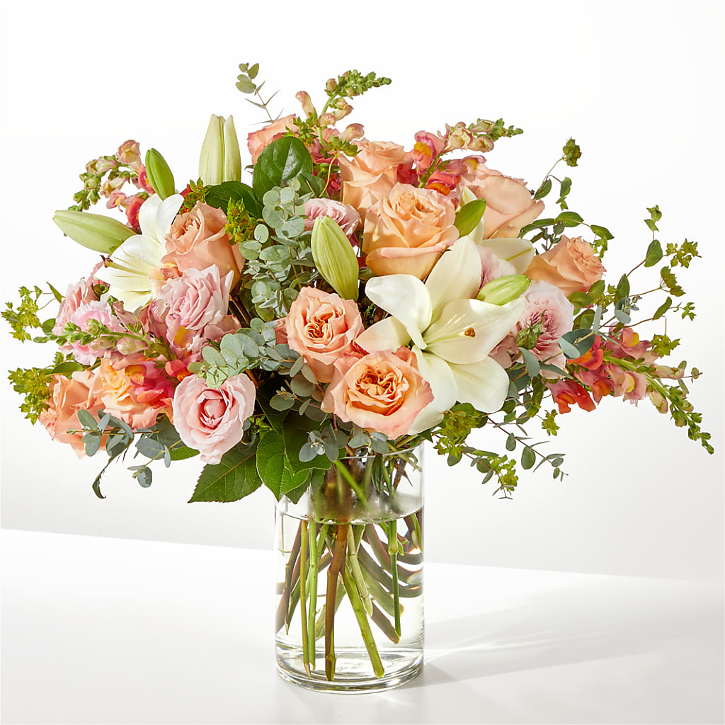 Grapefruit Splash Bouquet –  Balloon Creations By Maria And Flower, Wilmington DE