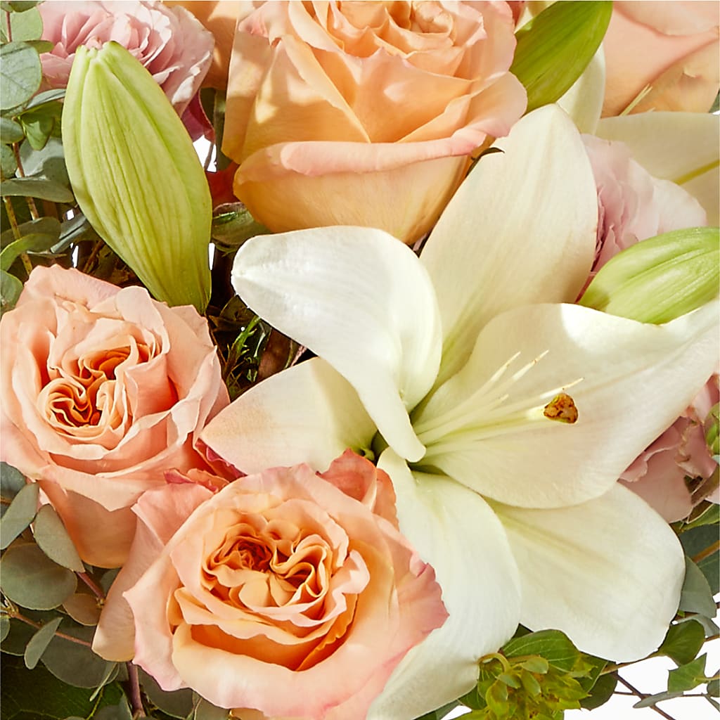 Grapefruit Splash Bouquet –  Balloon Creations By Maria And Flower, Wilmington DE