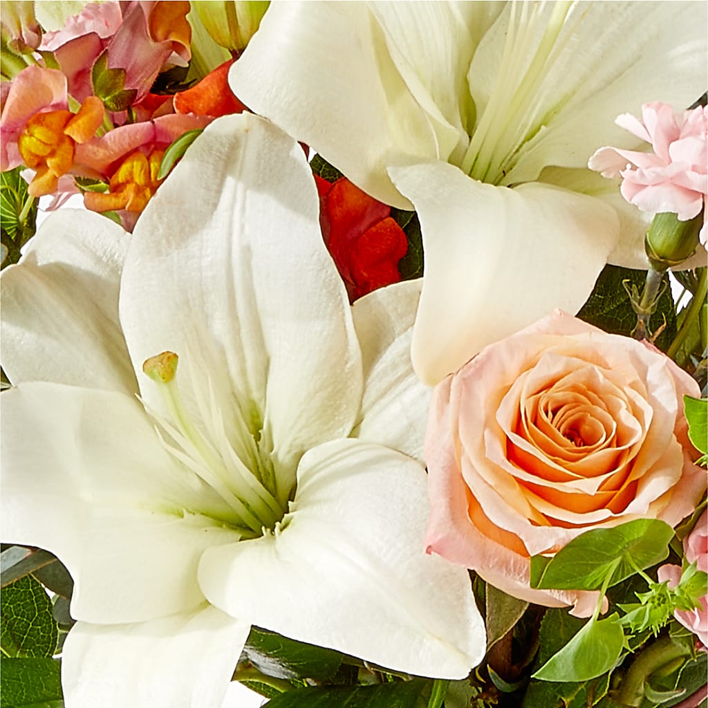 Grapefruit Splash Bouquet –  Balloon Creations By Maria And Flower, Wilmington DE
