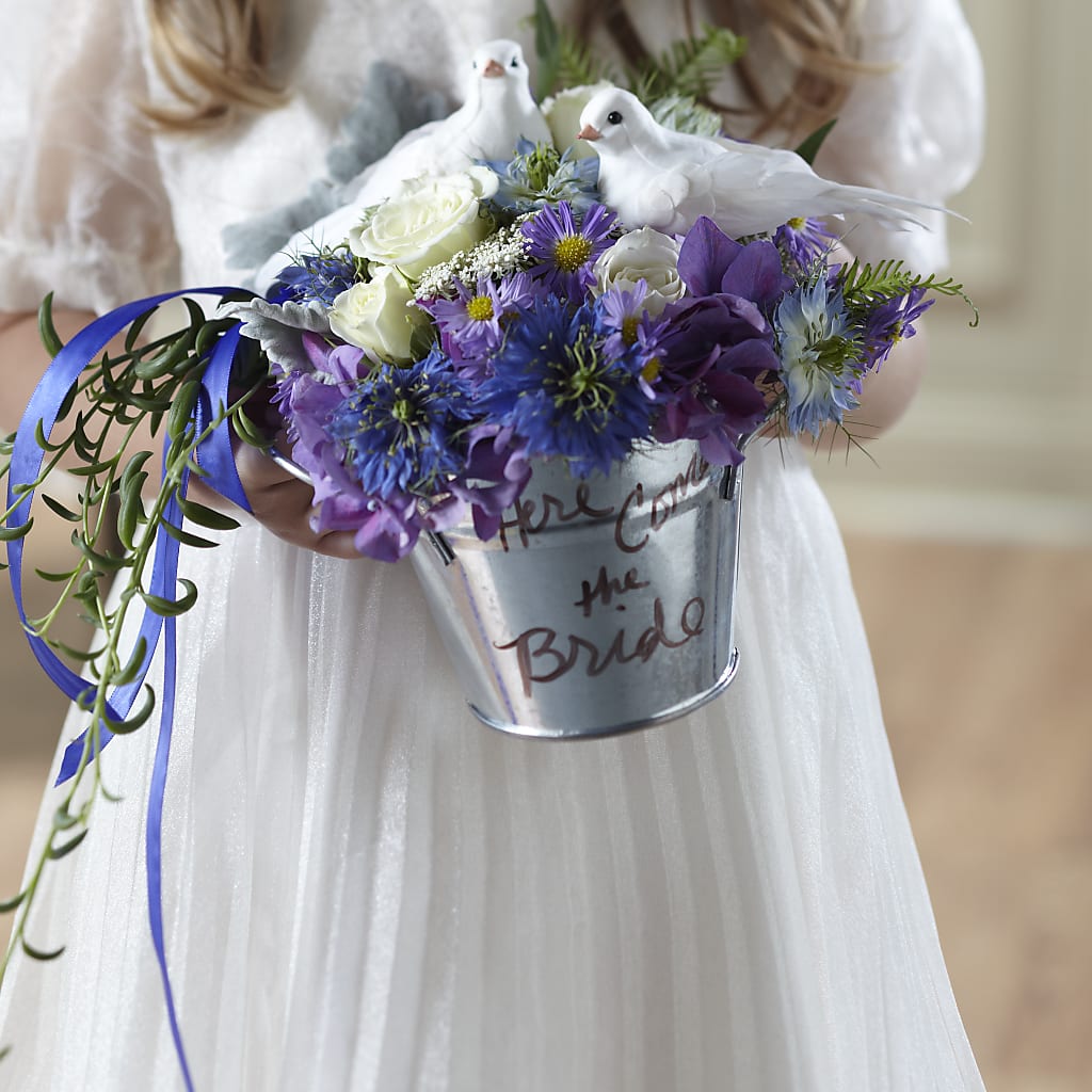 Enchantment Flower Girl Arrangement –  Balloon Creations By Maria And Flower, Wilmington DE