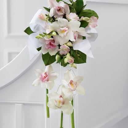Perfect Entrance Pew Arrangement –  Balloon Creations By Maria And Flower, Wilmington DE