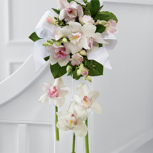 Perfect Entrance Pew Arrangement –  Balloon Creations By Maria And Flower, Wilmington DE
