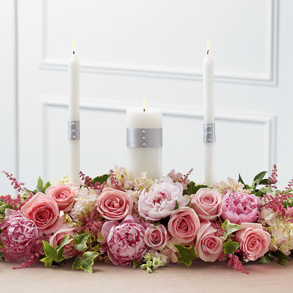 Worldwide Romance Unity Candle Arrangement –  Balloon Creations By Maria And Flower, Wilmington DE