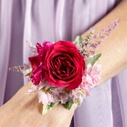 Rose Charm Corsage –  Balloon Creations By Maria And Flower, Wilmington DE