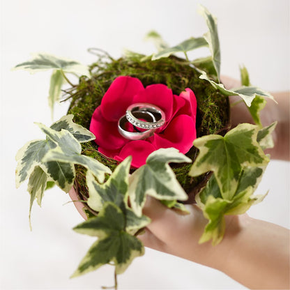 Lila Rose Ring Nest –  Balloon Creations By Maria And Flower, Wilmington DE