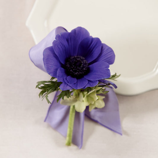 Purple Passion Boutonniere –  Balloon Creations By Maria And Flower, Wilmington DE