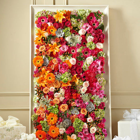 Fresh Picked Floral Wall –  Balloon Creations By Maria And Flower, Wilmington DE