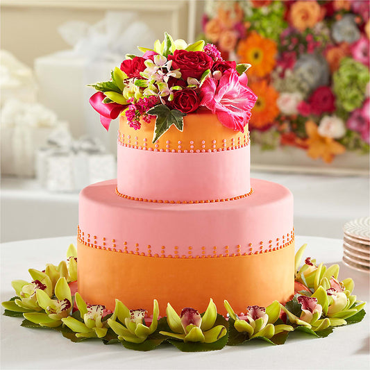Sweet Citrus Cake Decor –  Balloon Creations By Maria And Flower, Wilmington DE