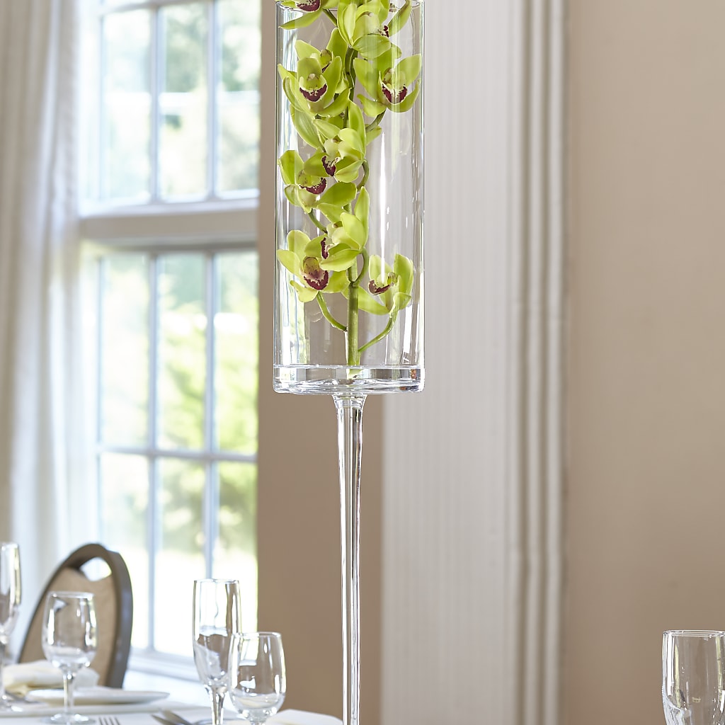 Green Mini Cymbidium Bouquet –  Balloon Creations By Maria And Flower, Wilmington DE