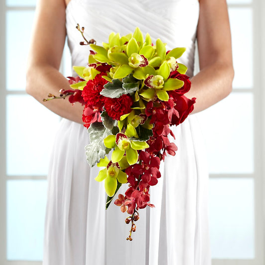 Elegant Orchid Bouquet –  Balloon Creations By Maria And Flower, Wilmington DE