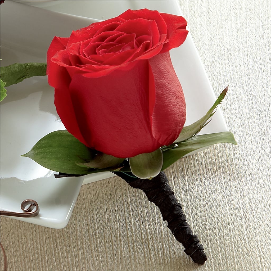 Red Rose Boutonniere –  Balloon Creations By Maria And Flower, Wilmington DE