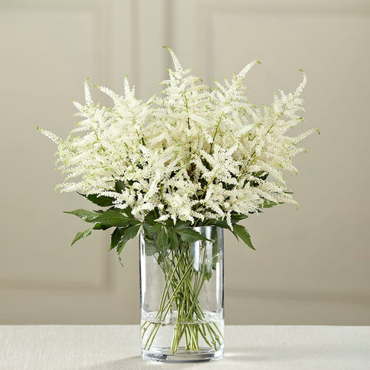 White Astilbe Bouquet –  Balloon Creations By Maria And Flower, Wilmington DE