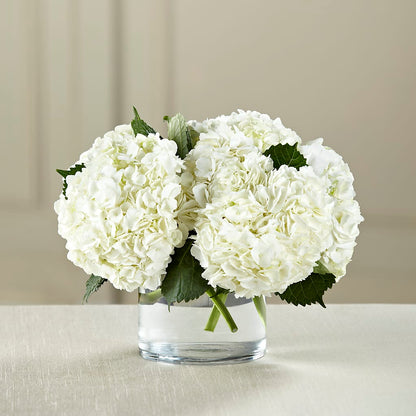 White Hydrangea Bouquet –  Balloon Creations By Maria And Flower, Wilmington DE