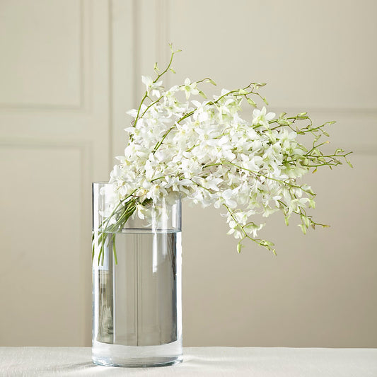 White Dendrobium Bouquet –  Balloon Creations By Maria And Flower, Wilmington DE
